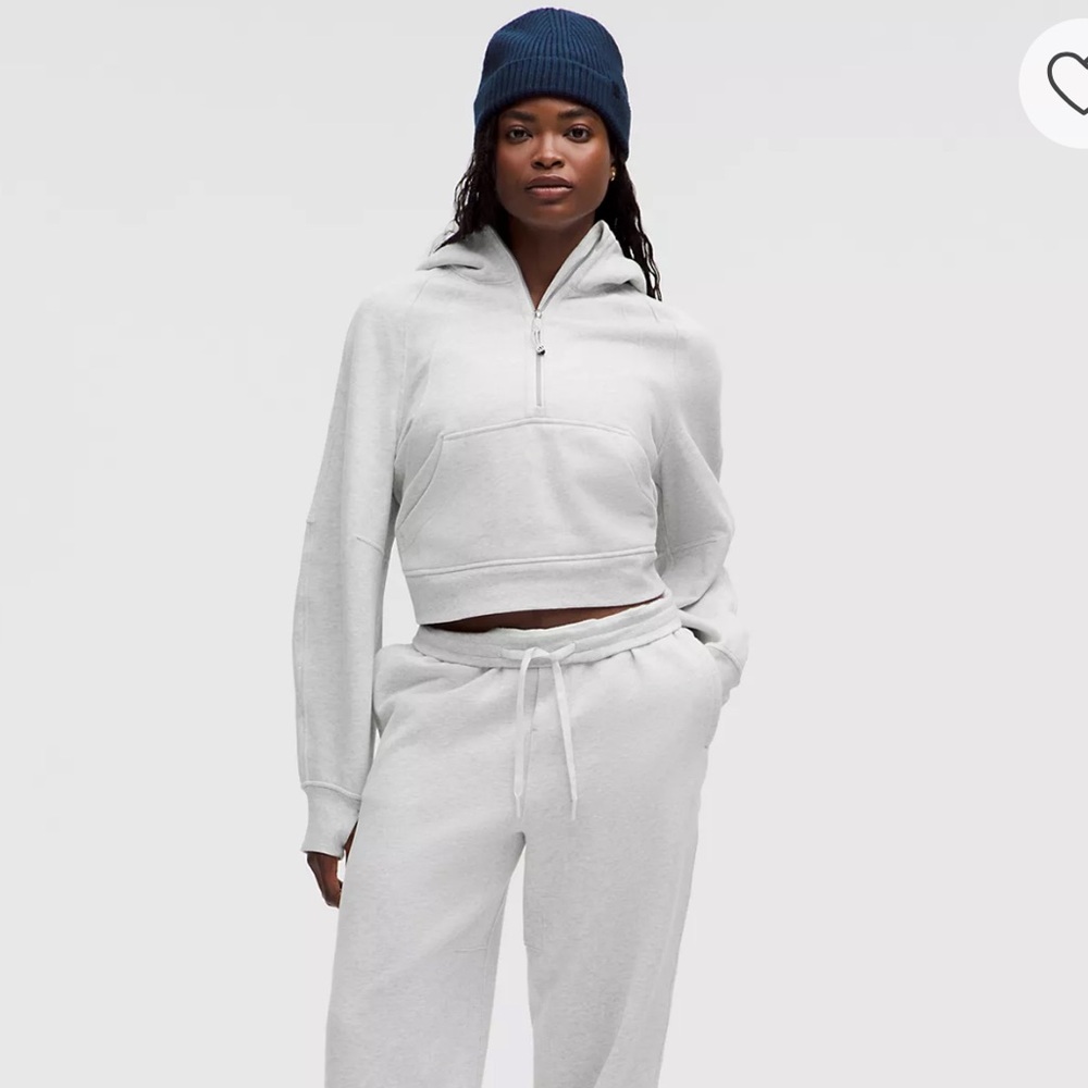 lululemon Scuba Hooded Sweat Light Gray